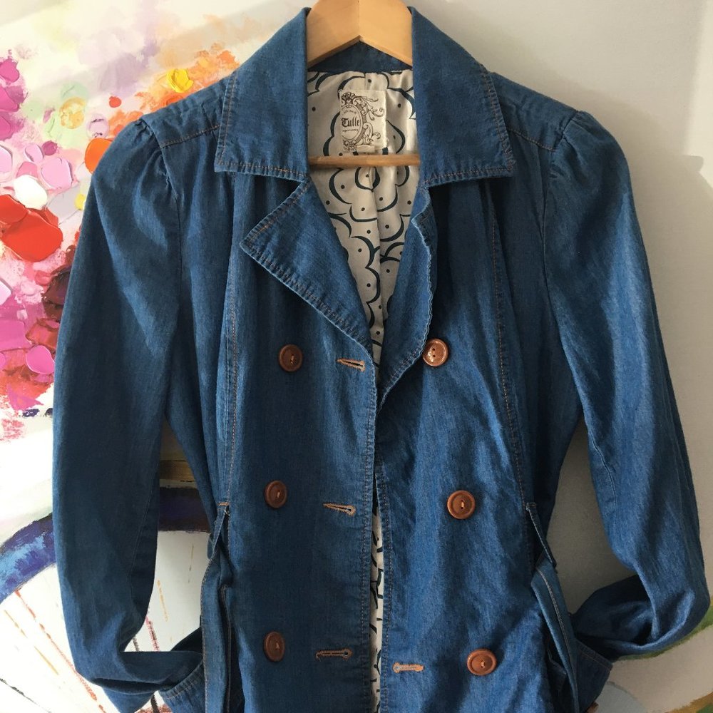 Blue Asphalt Cotton Jacket